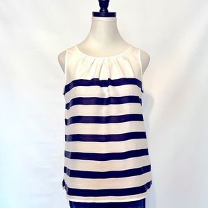 Talbots stripe blouse